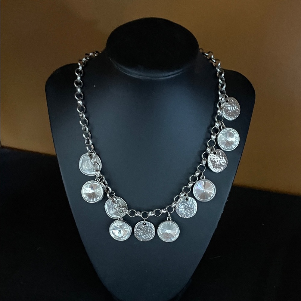 Elegant Silver Charm Necklace